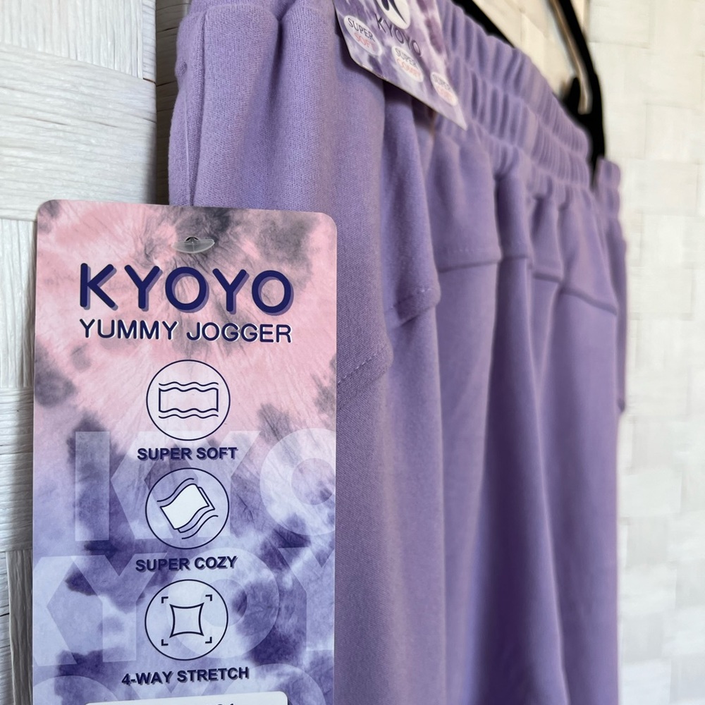 NWT KYOYO Purple Joggers/Sweats